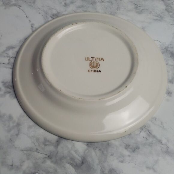 Vintage Ultima China Small White Plate - Picture 1 of 4